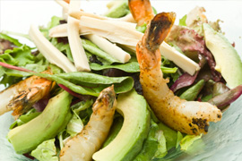 Grilled Prawn Salad